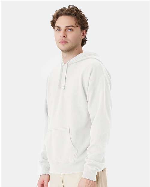 ComfortWash by Hanes Garment-Dyed Unisex Hooded Sweatshirt GDH450 White