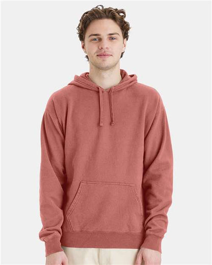 Custom Embroidered  ComfortWash by Hanes Garment-Dyed Unisex Hooded Sweatshirt GDH450 Mauve
