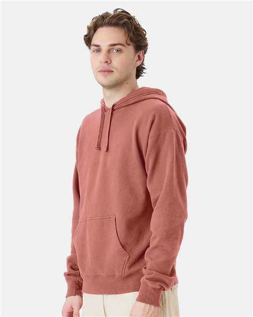 ComfortWash by Hanes Garment-Dyed Unisex Hooded Sweatshirt GDH450 Mauve