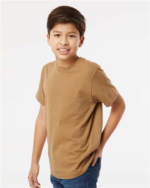LAT Youth Fine Jersey Tee 6101 Coyote Brown