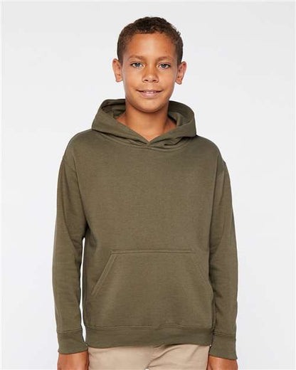 LAT Youth Fleece Hoodie 2296 Military Green