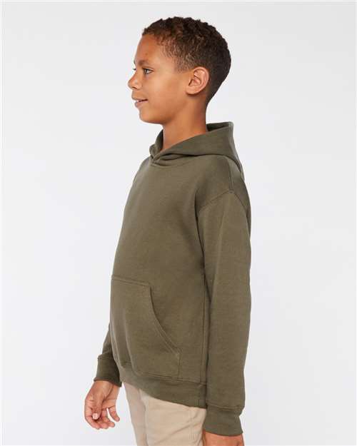 LAT Youth Fleece Hoodie 2296 Military Green