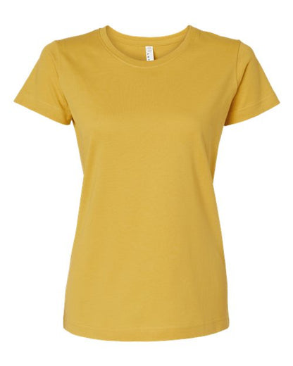 LAT Women's Fine Jersey Tee 3516 Mustard