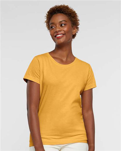 LAT Women's Fine Jersey Tee 3516 Mustard