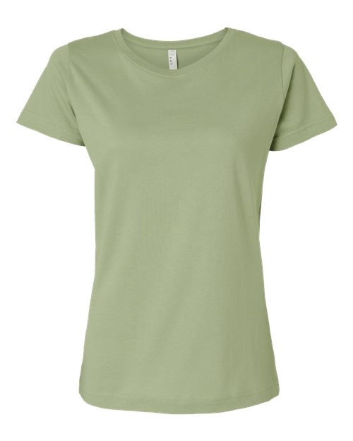 LAT Women's Fine Jersey Tee 3516 Sage