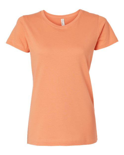 LAT Women's Fine Jersey Tee 3516 Sunset