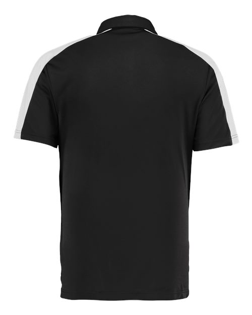 Augusta Sportswear Two-Tone Vital Polo 5028 Black/ White