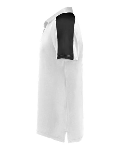 Augusta Sportswear Two-Tone Vital Polo 5028 White/ Black
