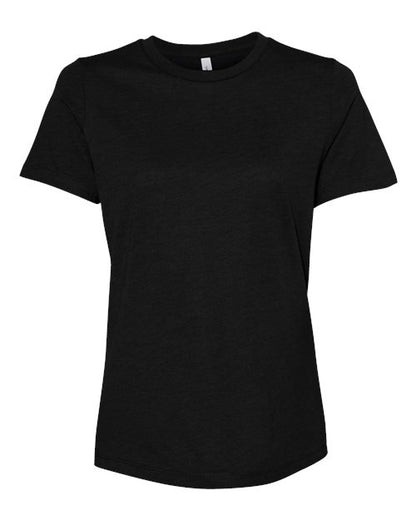 BELLA + CANVAS Women’s Relaxed Fit Heather CVC Tee 6400CVC Custom Embroidered Business Logo