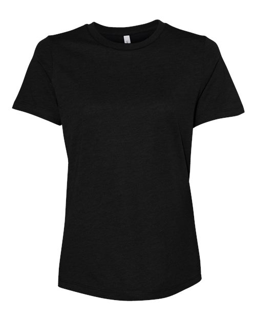 BELLA + CANVAS Women’s Relaxed Fit Heather CVC Tee 6400CVC Custom Embroidered Business Logo