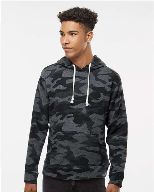 J. America Men's Triblend Fleece Hooded Sweatshirt 4250