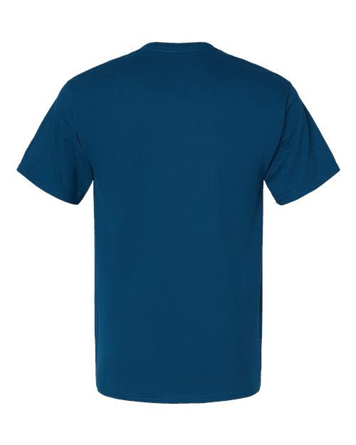 Champion Short Sleeve T-Shirt T425 Late Night Blue Custom Embroidered Business Logo
