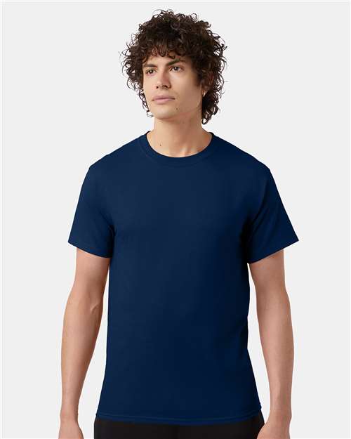 Custom Embroidered  Champion Short Sleeve T-Shirt T425 Late Night Blue