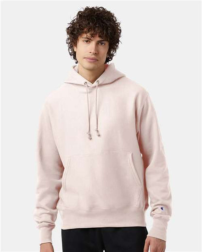 Champion Reverse Weave® Hooded Sweatshirt S101 Custom Embroidered Business Logo