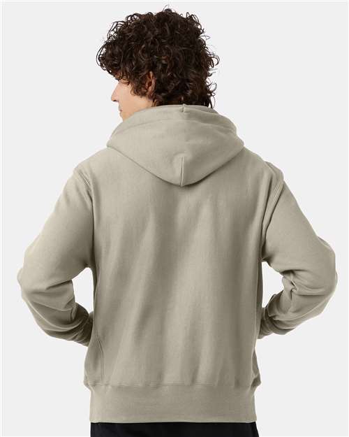 Champion Reverse Weave® Hooded Sweatshirt S101 Custom Embroidered Business Logo