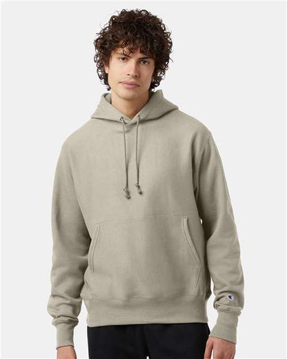 Champion Reverse Weave® Hooded Sweatshirt S101 Custom Embroidered Business Logo