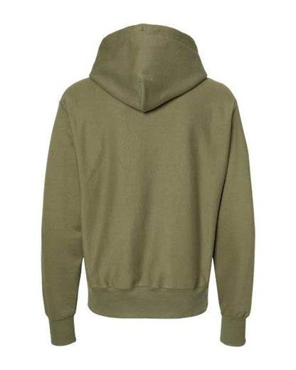 Champion Reverse Weave® Hooded Sweatshirt S101 Custom Embroidered Business Logo