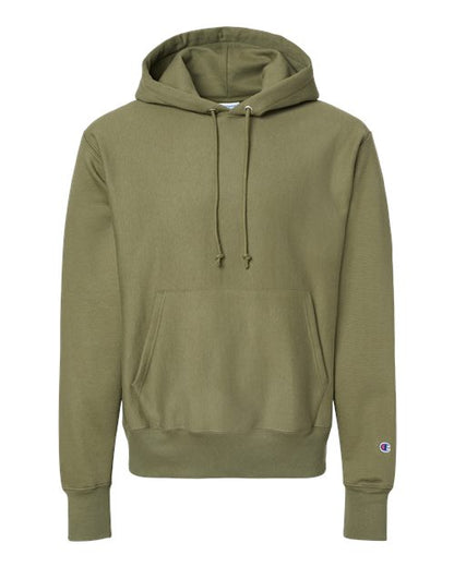 Champion Reverse Weave® Hooded Sweatshirt S101 Custom Embroidered Business Logo