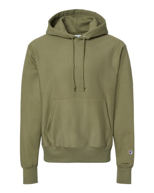 Champion Reverse Weave® Hooded Sweatshirt S101 Custom Embroidered Business Logo