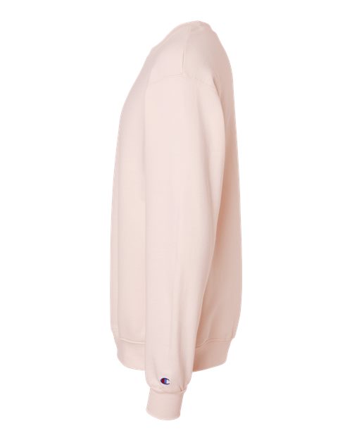 Champion Powerblend® Crewneck Sweatshirt S600 Body Blush Custom Embroidered Business Logo