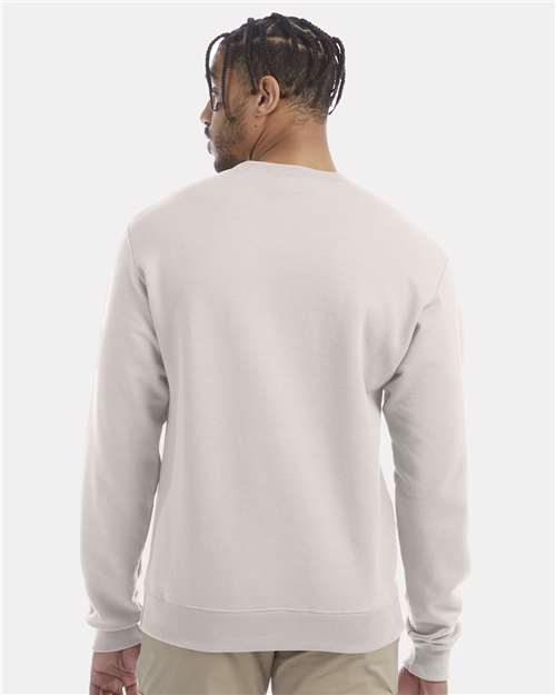 Champion Powerblend® Crewneck Sweatshirt S600 Body Blush Custom Embroidered Business Logo