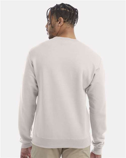 Champion Powerblend® Crewneck Sweatshirt S600 Body Blush Custom Embroidered Business Logo
