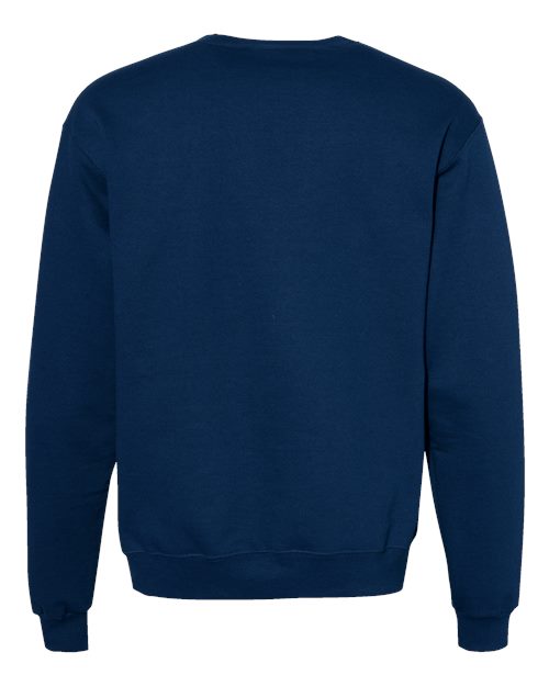 Champion Powerblend® Crewneck Sweatshirt S600 Late Night Blue Custom Embroidered Business Logo