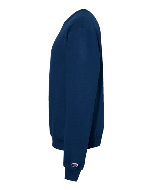 Champion Powerblend® Crewneck Sweatshirt S600 Late Night Blue Custom Embroidered Business Logo