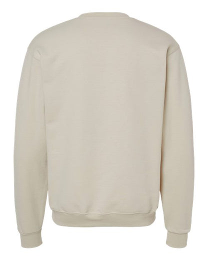Champion Powerblend® Crewneck Sweatshirt S600 Sand Custom Embroidered Business Logo