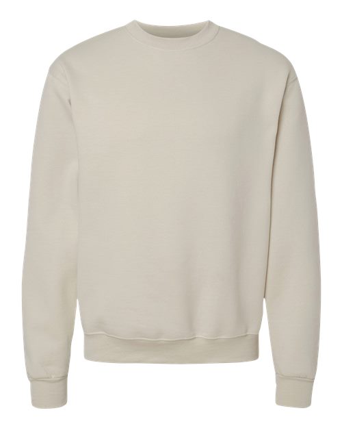 Champion Powerblend® Crewneck Sweatshirt S600 Sand Custom Embroidered Business Logo