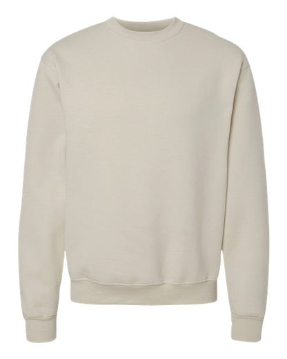 Champion Powerblend® Crewneck Sweatshirt S600 Sand Custom Embroidered Business Logo