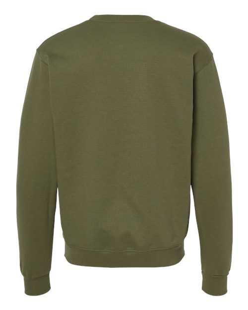 Champion Powerblend® Crewneck Sweatshirt S600 Fresh Olive Custom Embroidered Business Logo