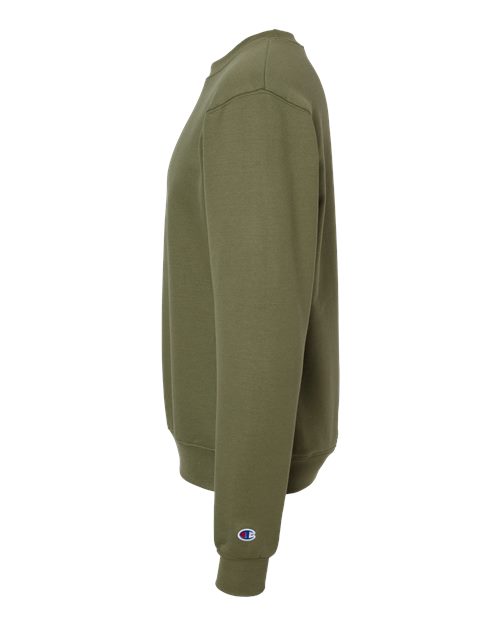 Champion Powerblend® Crewneck Sweatshirt S600 Fresh Olive Custom Embroidered Business Logo