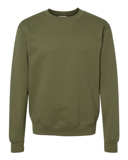 Champion Powerblend® Crewneck Sweatshirt S600 Emerald Green Custom Embroidered Business Logo
