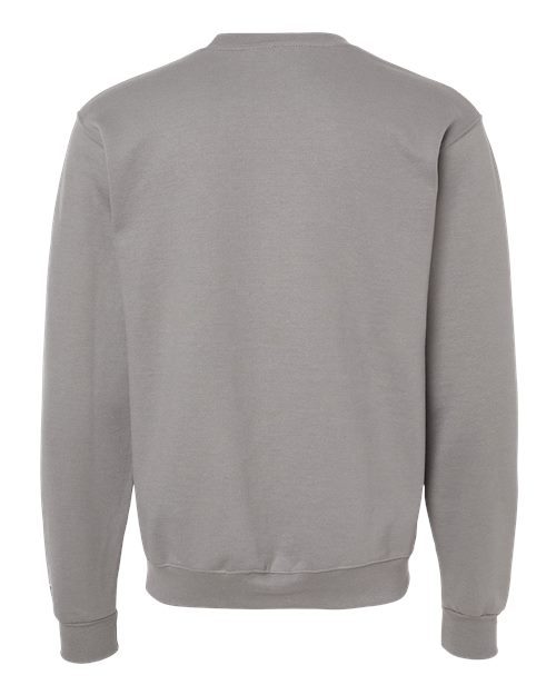 Champion Powerblend® Crewneck Sweatshirt S600 Silver Grey Custom Embroidered Business Logo