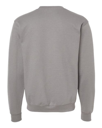 Champion Powerblend® Crewneck Sweatshirt S600 Silver Grey Custom Embroidered Business Logo
