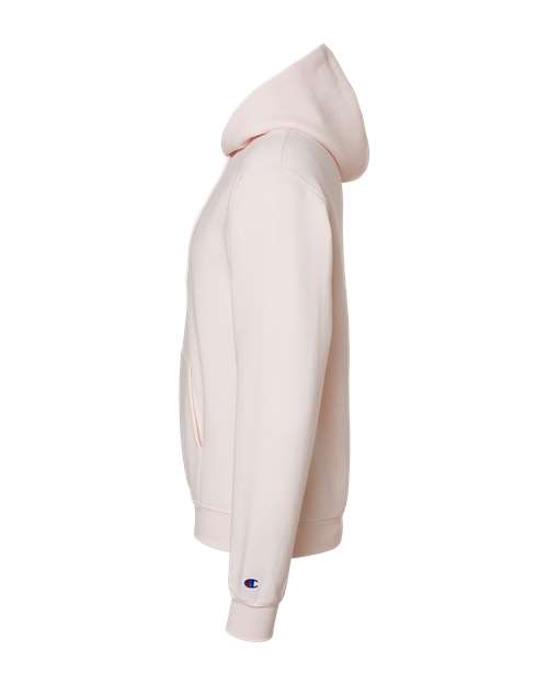 Champion Powerblend® Hooded Sweatshirt S700 Body Blush Custom Embroidered Business Logo