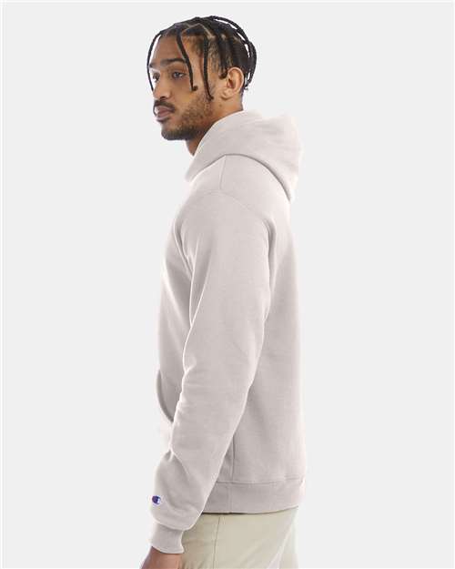 Champion Powerblend® Hooded Sweatshirt S700 Body Blush Custom Embroidered Business Logo