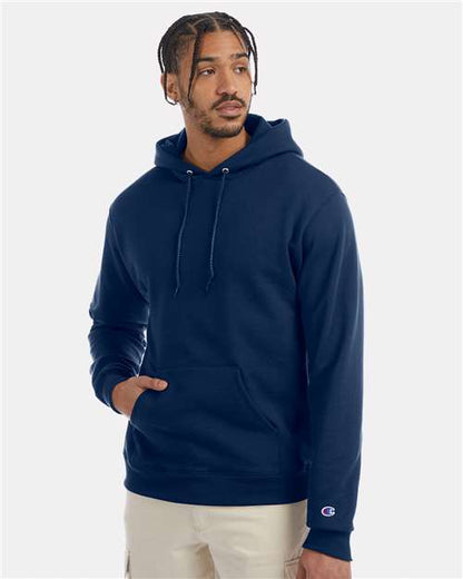 Champion Powerblend® Hooded Sweatshirt S700 Gold Glint Custom Embroidered Business Logo