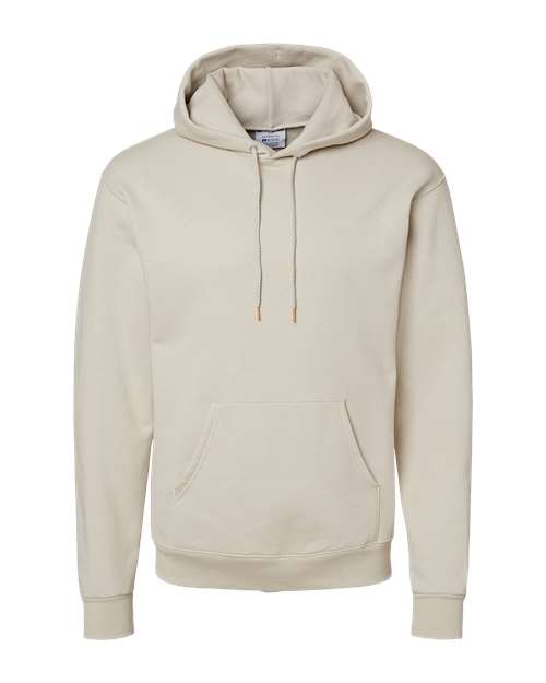 Champion Powerblend® Hooded Sweatshirt S700 Sand Custom Embroidered Business Logo