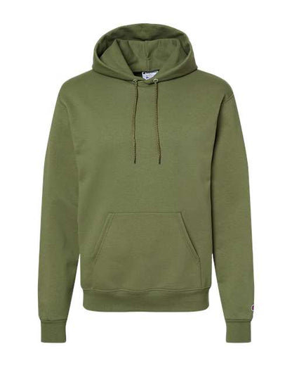 Champion Powerblend® Hooded Sweatshirt S700 Fresh Olive Custom Embroidered Business Logo