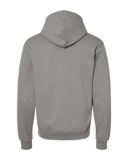 Champion Powerblend® Hooded Sweatshirt S700 Silver Grey Custom Embroidered Business Logo