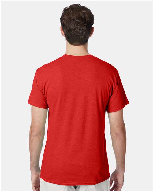 Hanes Perfect-T Triblend T-Shirt 42TB Poppy Red Heather