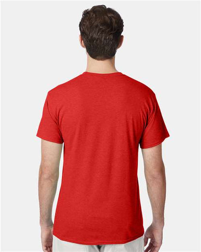 Hanes Perfect-T Triblend T-Shirt 42TB Poppy Red Heather