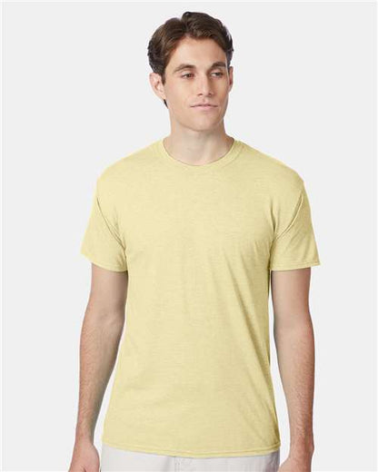 Hanes Perfect-T Triblend T-Shirt 42TB Lemon Meringue Heather