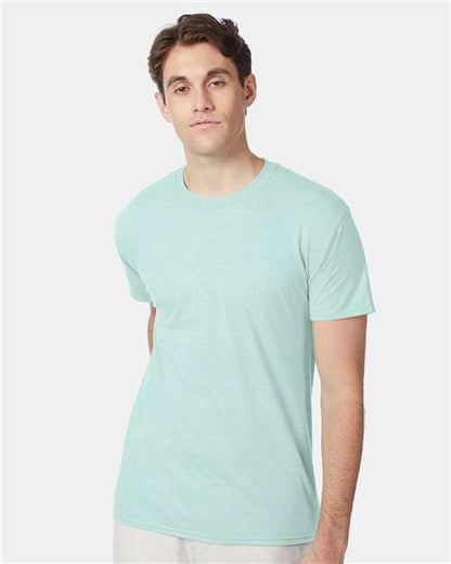 Custom Embroidered  Hanes Perfect-T Triblend T-Shirt 42TB Ice Fall Heather