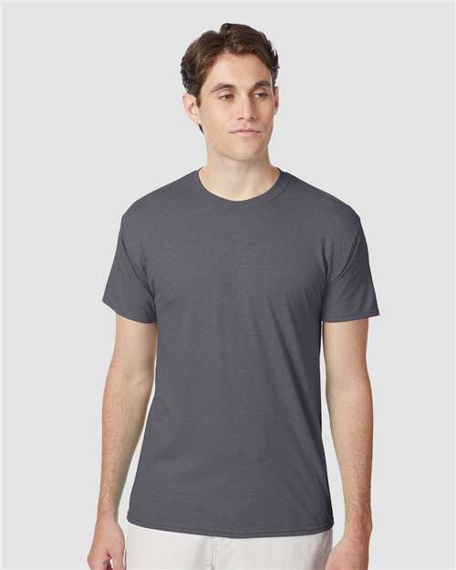 Custom Embroidered  Hanes Perfect-T Triblend T-Shirt 42TB Dada Grey