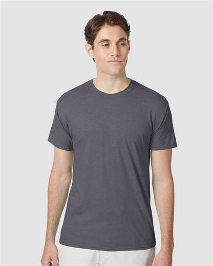 Custom Embroidered  Hanes Perfect-T Triblend T-Shirt 42TB Dada Grey