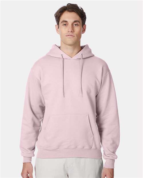 Custom Embroidered  Hanes Ultimate Cotton® Hooded Sweatshirt F170 Pale Pink