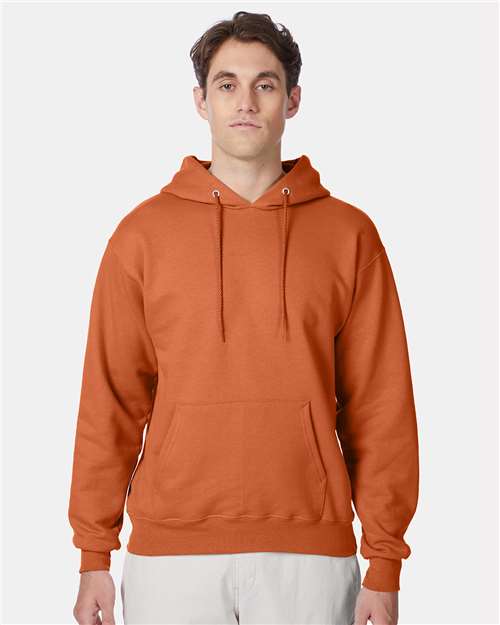 Custom Embroidered  Hanes Ultimate Cotton® Hooded Sweatshirt F170 Pumpkin